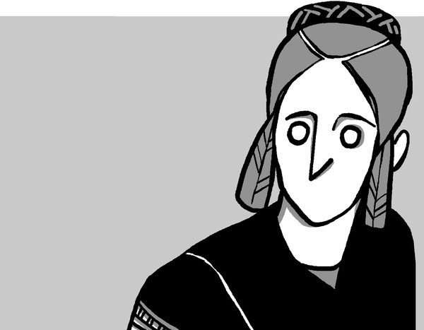 Illustration von Annette von Droste-Hülshoff