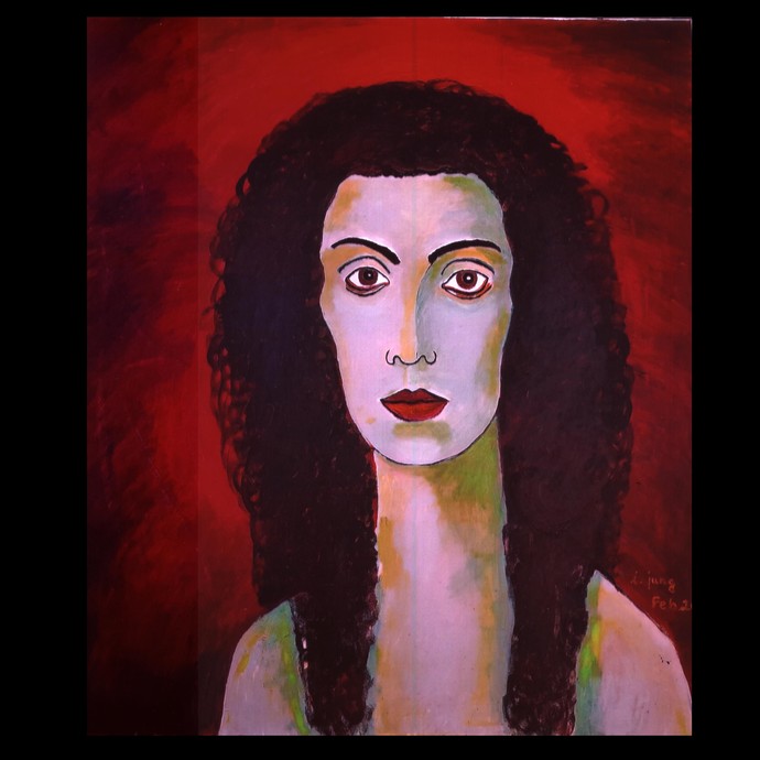 Porträt einer Frau (vergrößerte Bildansicht wird geöffnet)